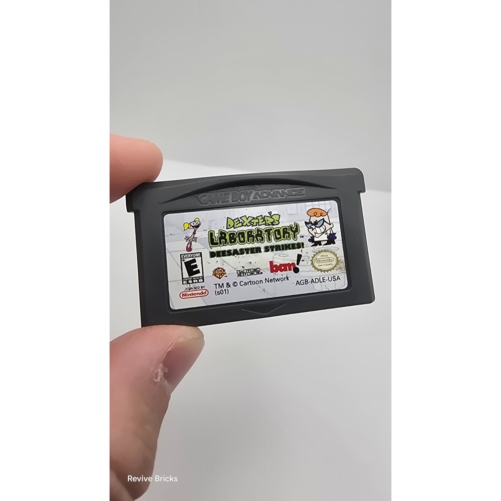 Dexter's Laboratory: Deesaster Strikes (Nintendo Game Boy Advance, 2001) Tested